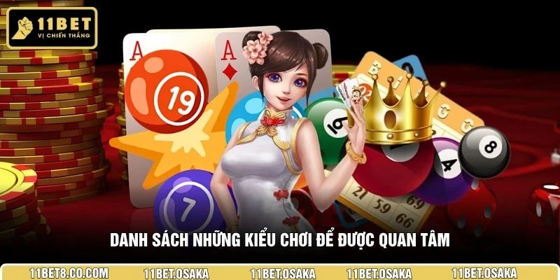 Danh sách những kiểu chơi để được quan tâm