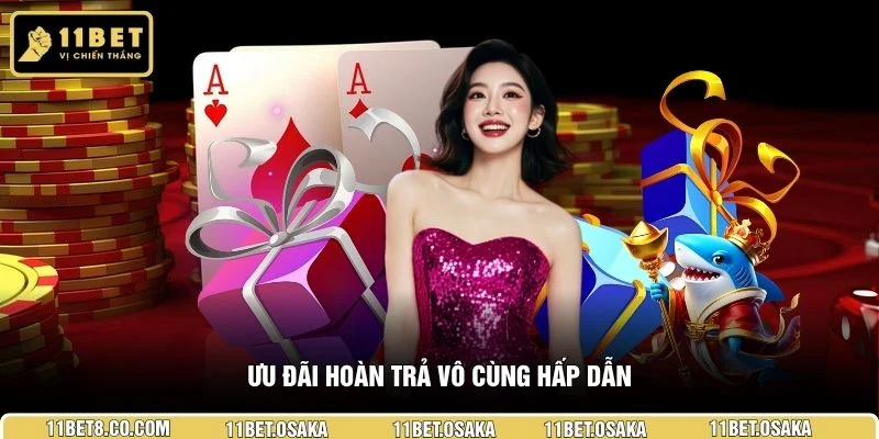 Ưu đãi hoàn trả vô cùng hấp dẫn